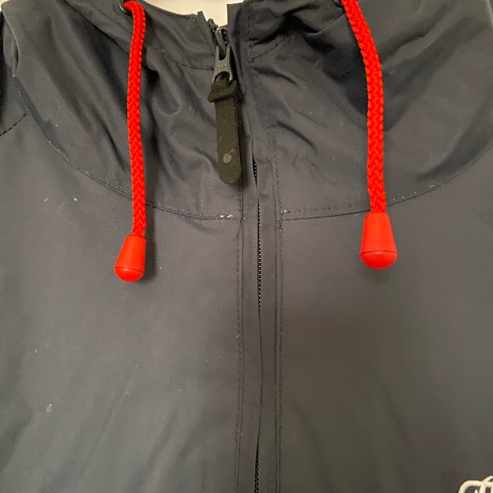 TOMMY HILFIGER Men’s Half Zip Jacket size XL nylon front pocket adjustable hem - Picture 4 of 10
